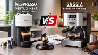 Nespresso Vertuo Next Coffee Machine Lawsuit vs Coffee Gaggia Espresso Machine