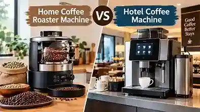 Home Coffee Roaster Machine vs Hotel Coffee Machine