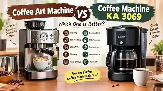 Coffee Art Machine vs Coffee Machine KA 3069